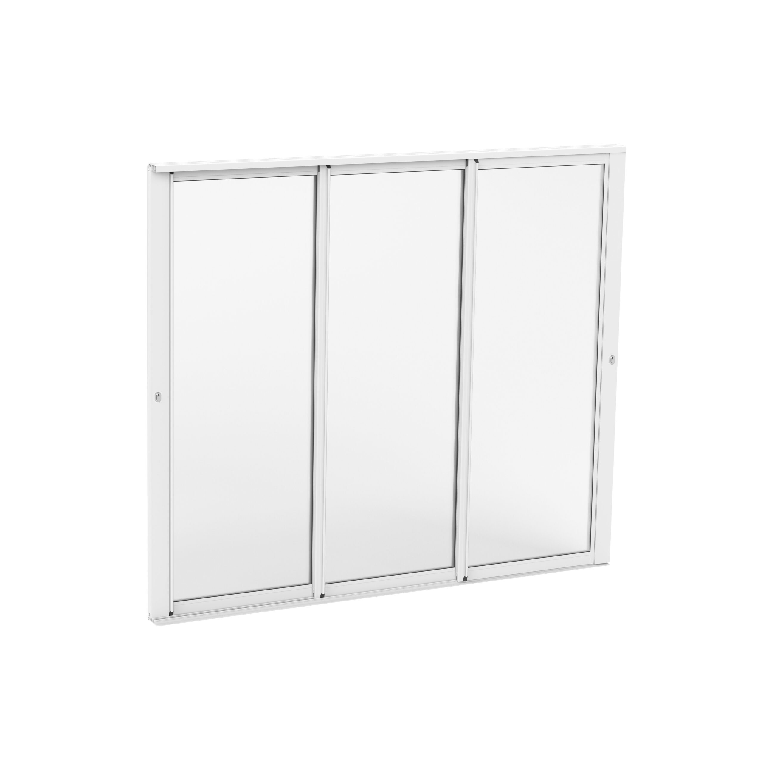 SKJUTBART DÖRRPARTI 3-DEL HALLE SOLID ISOLER