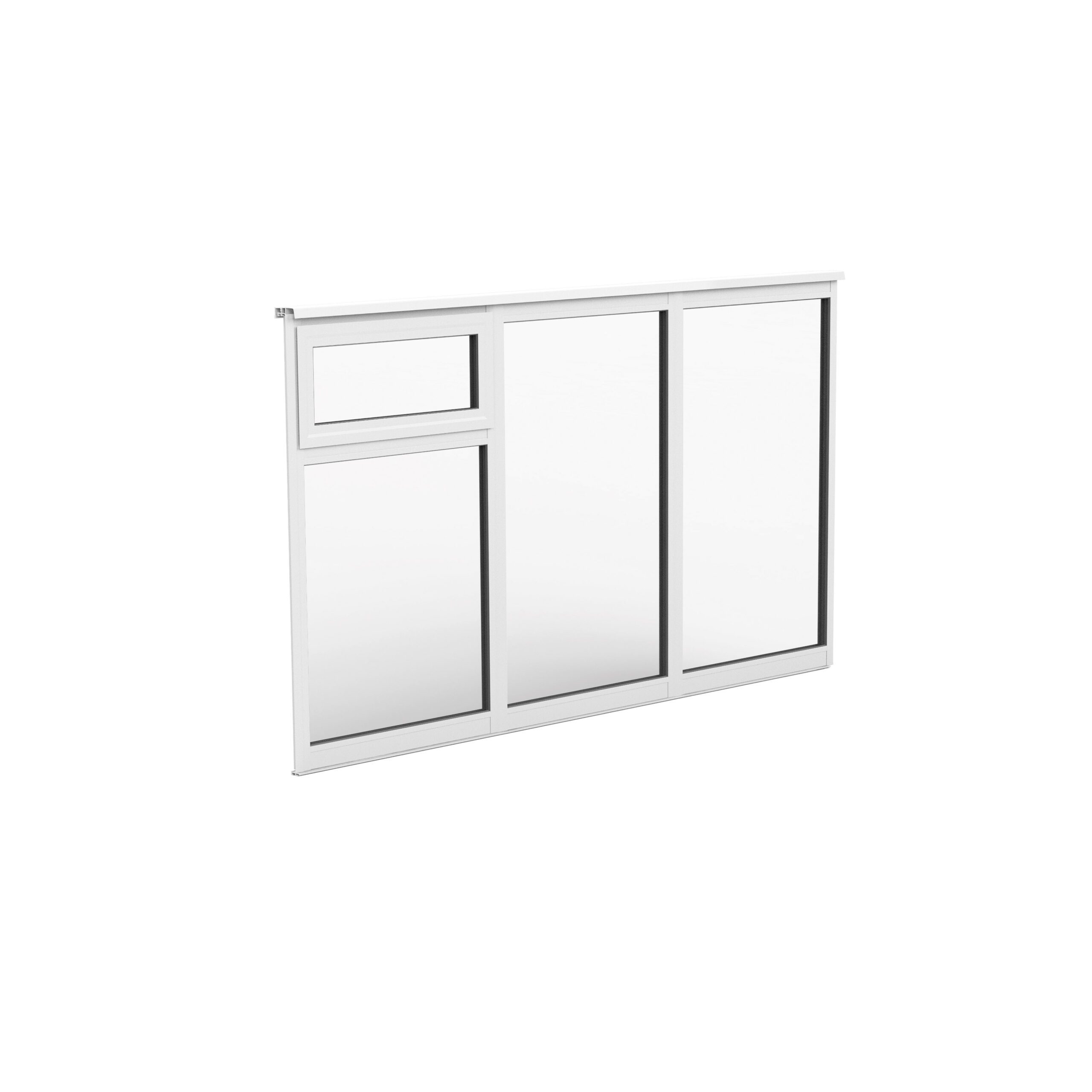 FAST FÖNSTERPARTI 3-DEL PRIMOLUX ENKELGLAS - Bild 3