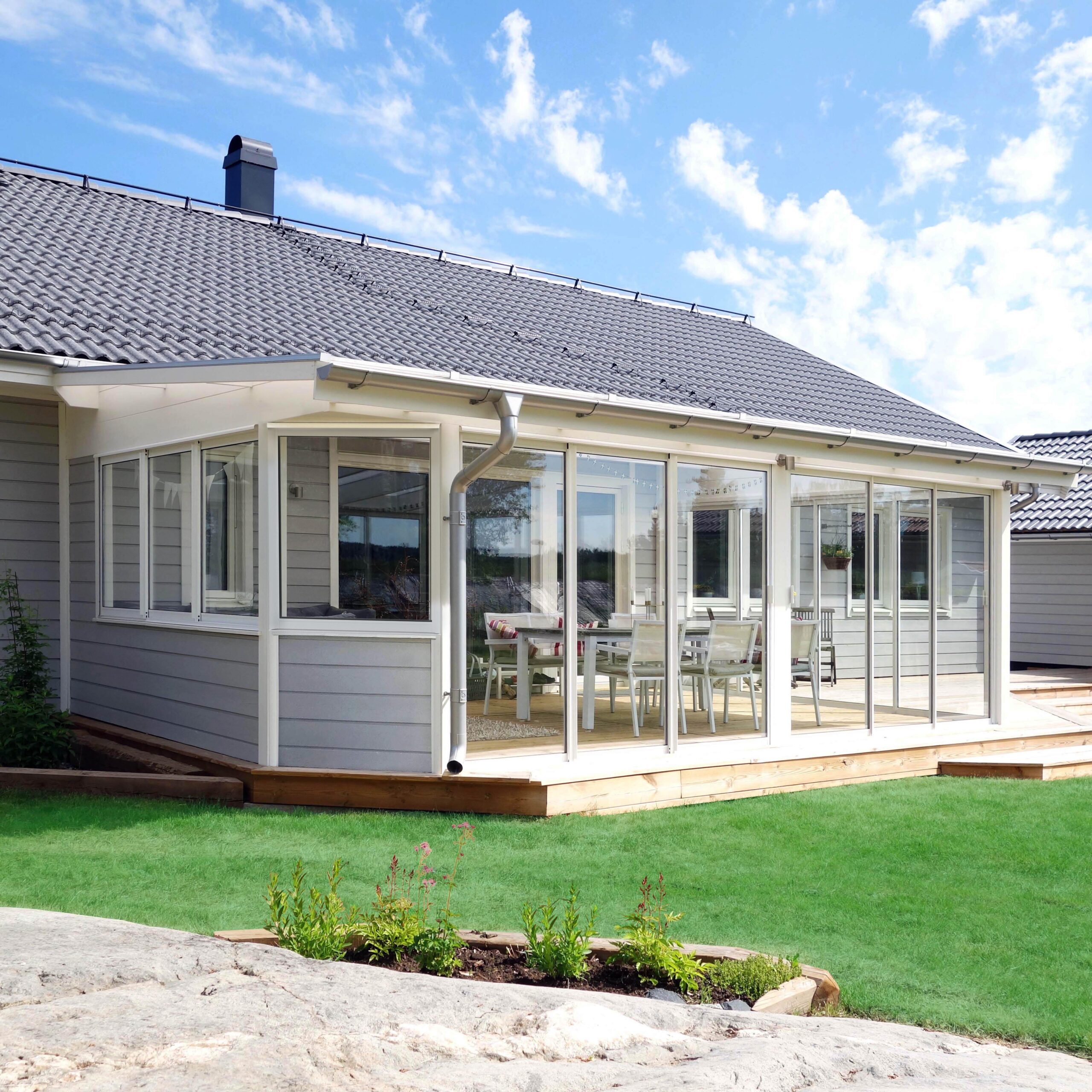 FAST FÖNSTERPARTI 1-DEL HÖRN PRIMOLUX ENKELGLAS - Bild 5