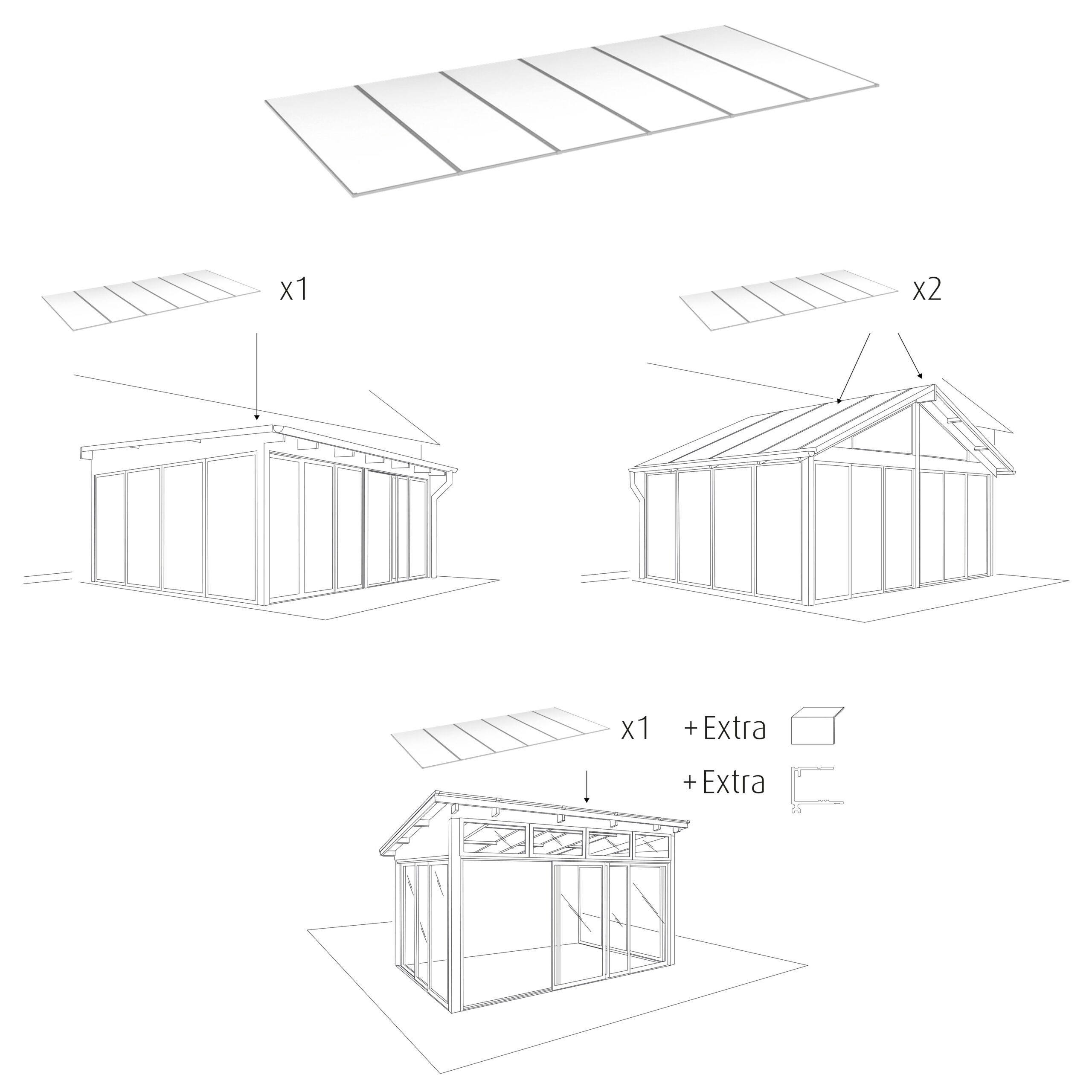 HALLE ISOLUX KANALPLAST BÄRANDE 16MM OPAL, KLAR & RÖK - Bild 16