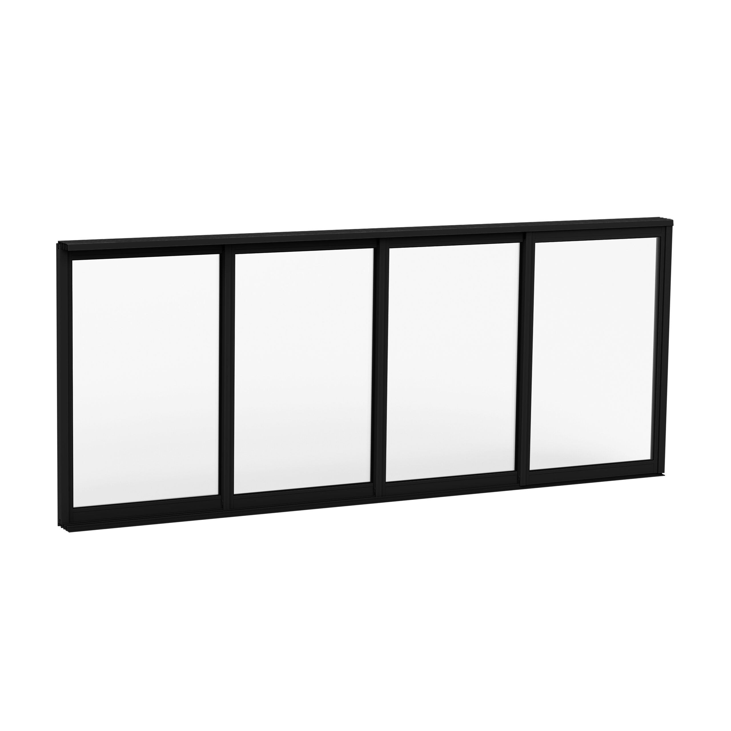 SKJUTBART FÖNSTERPARTI 4-DEL PRIMOLUX ENKELGLAS - Bild 2