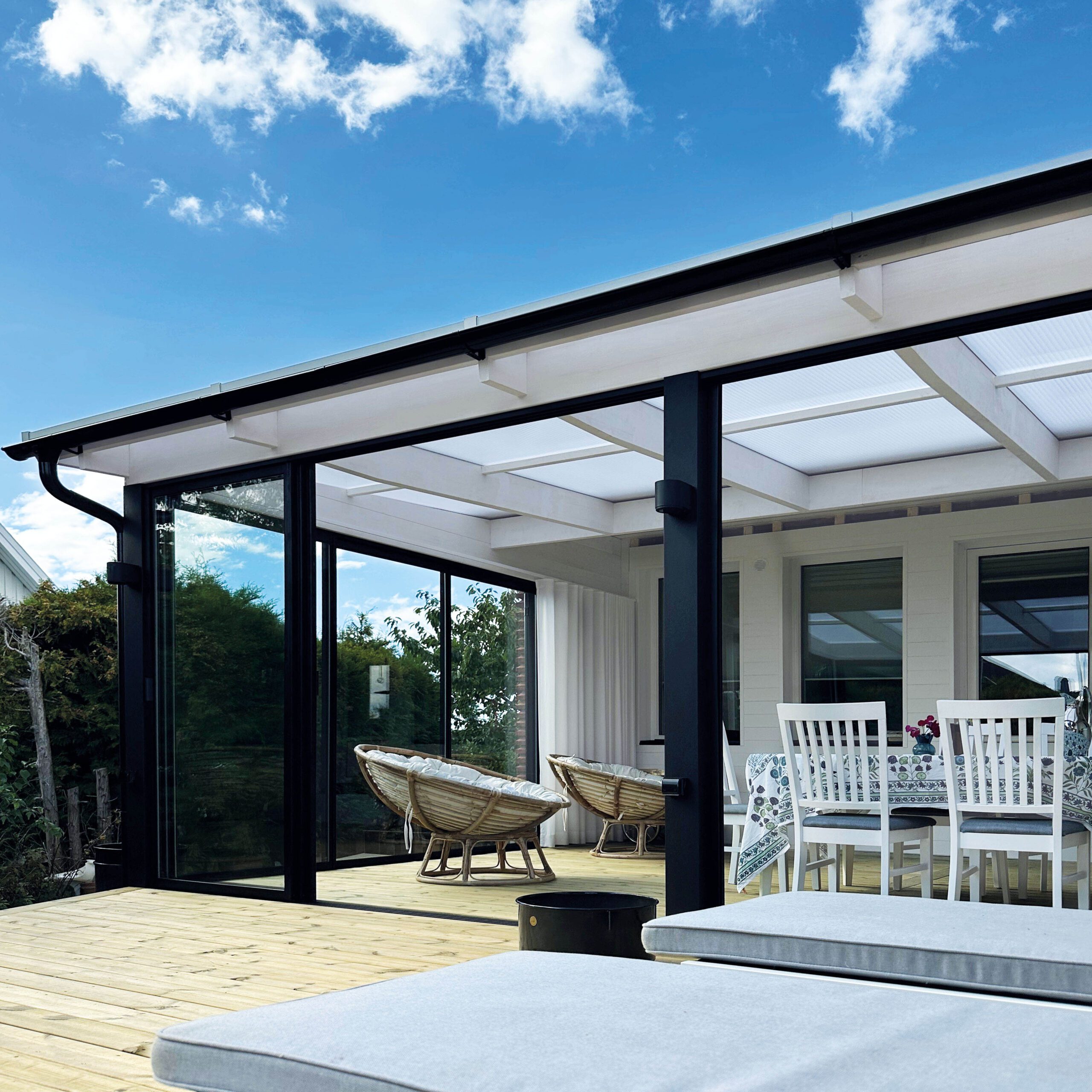 SKJUTBART DÖRRPARTI 2-DEL PRIMOLUX ENKELGLAS - Bild 3