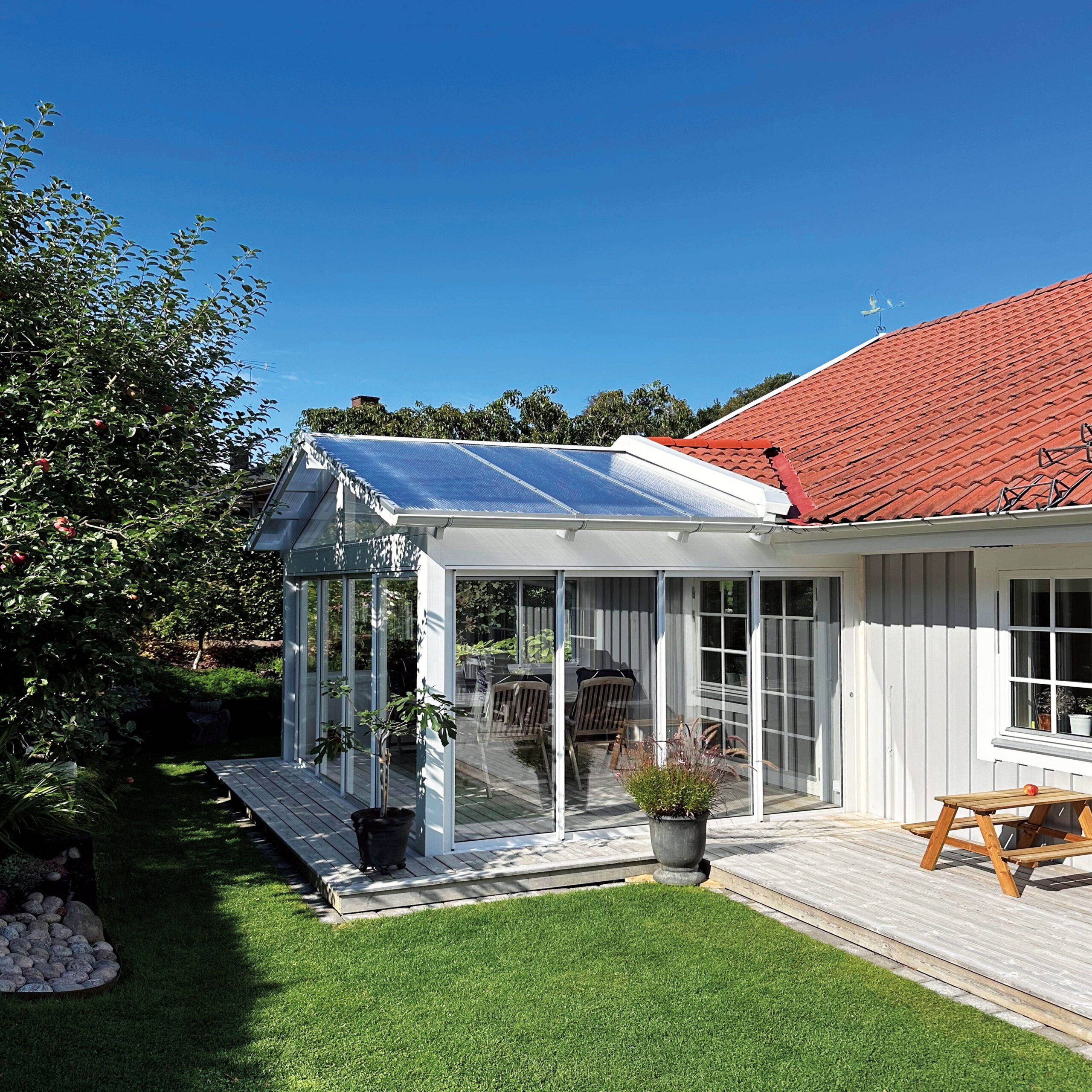 SKJUTBART DÖRRPARTI 3-DEL HALLE SOLID ISOLER - Bild 9