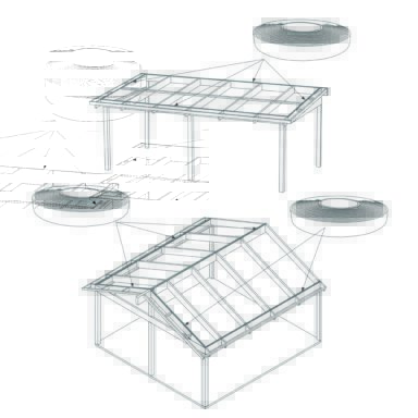 halle system kompressibel tätning till kanalplasttak