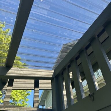 takplats för ditt uterum ger snygga plastak