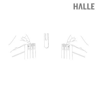 halle skakskydd stödplatta svarta till uterumsparti