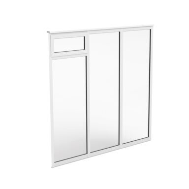 halle primolux uterumsparti 3-delad fast vägg vädring