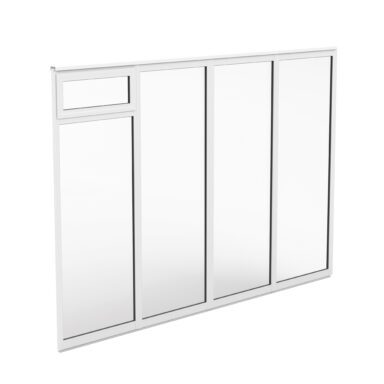 halle primolux uterumsparti 4-delad fast vägg vädring