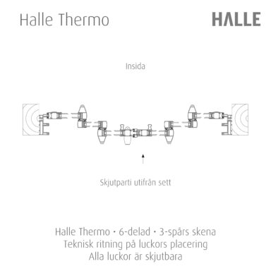 Halle Thermo skjutbart 6 del uterumsparti