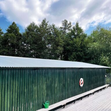 Halle korrugerat plattak