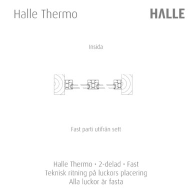 Halle Thermo 2-delad fast uterumsparti
