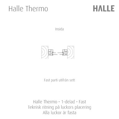 Halle Thermo 1 delad fast uterumsparti
