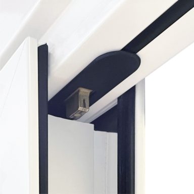 halle comfort closure på ett aluminiumsystem