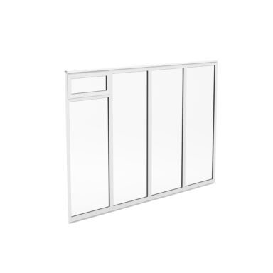 Halle uterumsparti 4 delad med vädringslucka för uterum