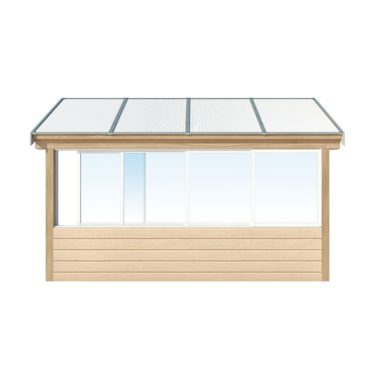 Primolux 4-del skjutbart uterumsparti fönsterhöjd teckning