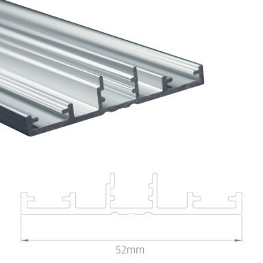 Halle vit skarvlist till PC-Tak och kanalplast