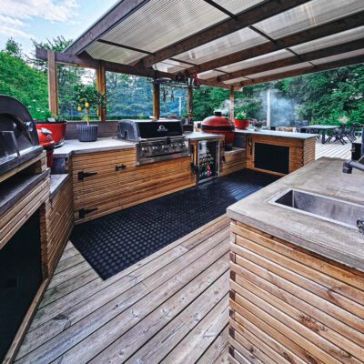 kanalplast rök bronze utekök