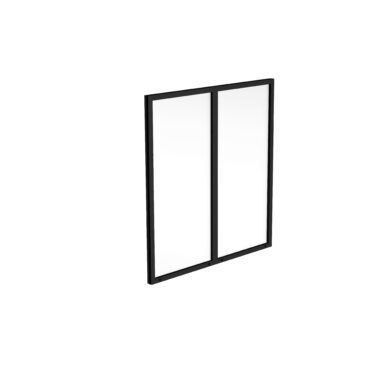 Svart uterumsparti thermo 2-delad