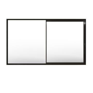 Halle Sapa glasparti 1 skjut 1 fast fasadparti öppningsbart Sapa aluminiumsystem