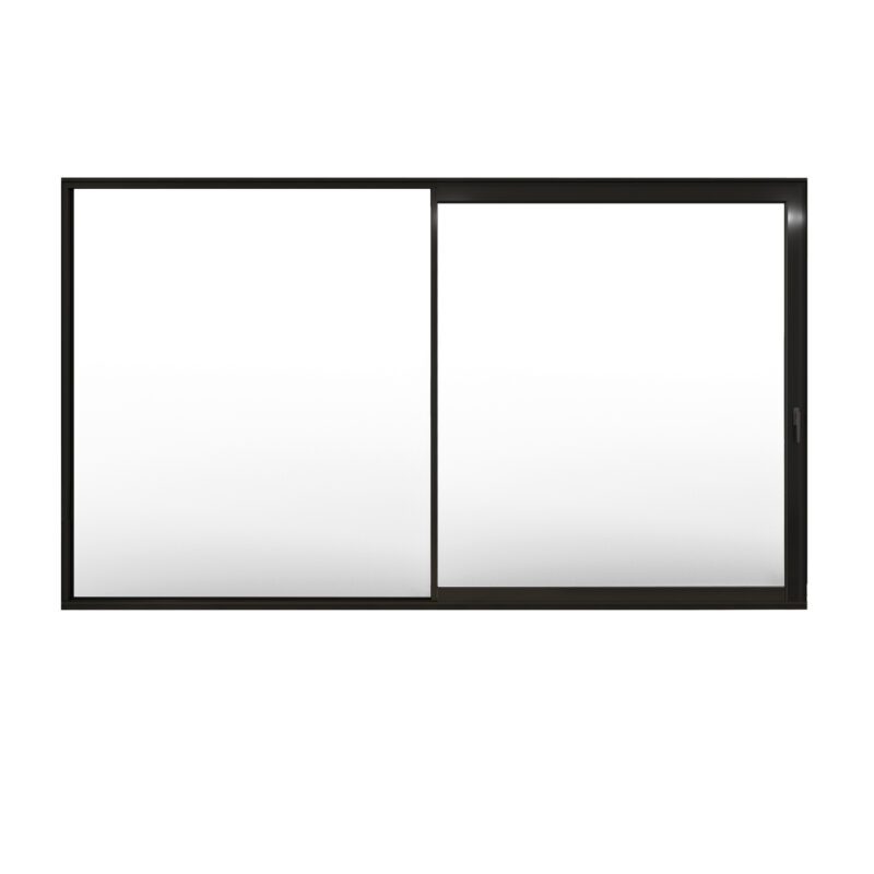 Halle Sapa glasparti 1 skjut 1 fast fasadparti öppningsbart Sapa aluminiumsystem