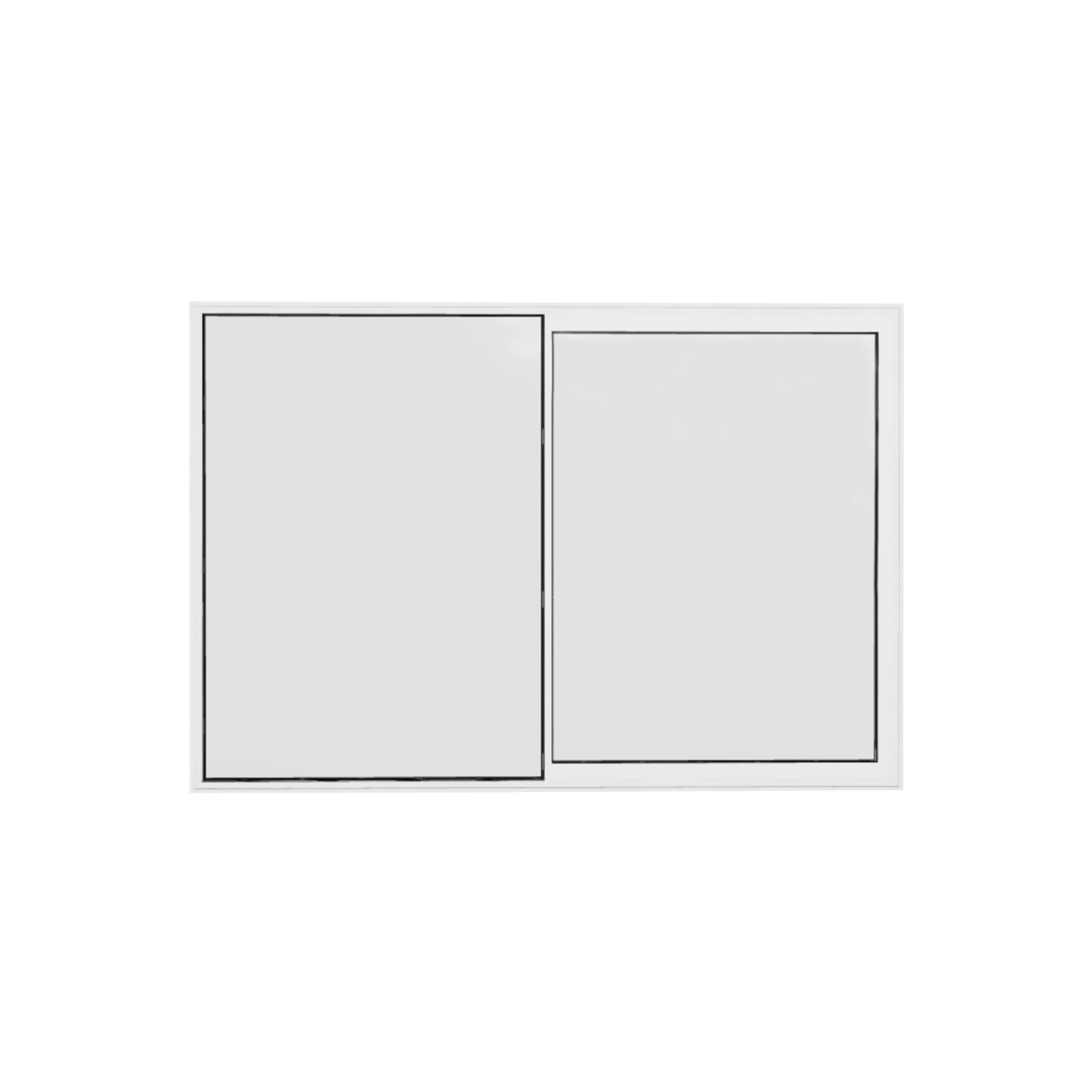 Sapa 2160 S XS 2-del 1 fast & 1 skjutbar - Bild 3